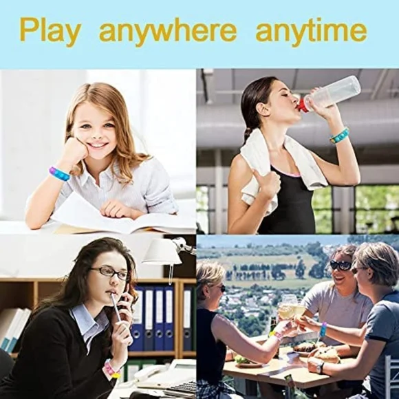 Fidget Pop it toy bracelet/no age limit & can be played by anyone - Color Varies - Picture 5 of 6